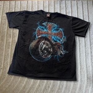 West Coast Chopper Paul Walker T Shirt Size XL Motorcycle Biker Grunge Punk